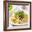 Italian Pasta with Pesto Sauce close up Photo-evren_photos-Framed Photographic Print