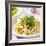 Italian Pasta with Pesto Sauce close up Photo-evren_photos-Framed Photographic Print