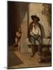 Italian Peasant, 1842 (Oil on Canvas)-Alexandre Gabriel Decamps-Mounted Giclee Print