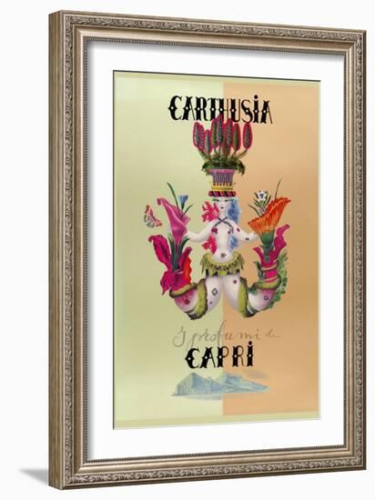 Italian Perfume Ad-null-Framed Giclee Print