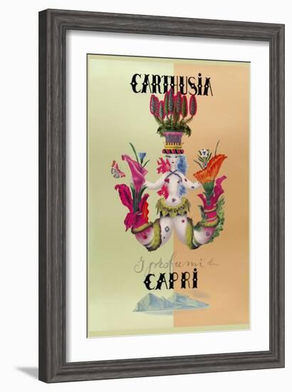 Italian Perfume Ad-null-Framed Giclee Print