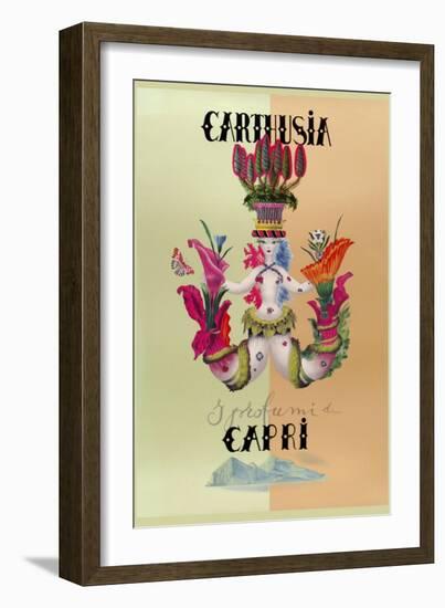 Italian Perfume Ad-null-Framed Giclee Print