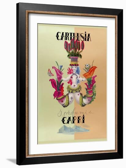 Italian Perfume Ad-null-Framed Giclee Print