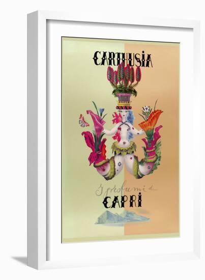 Italian Perfume Ad-null-Framed Giclee Print