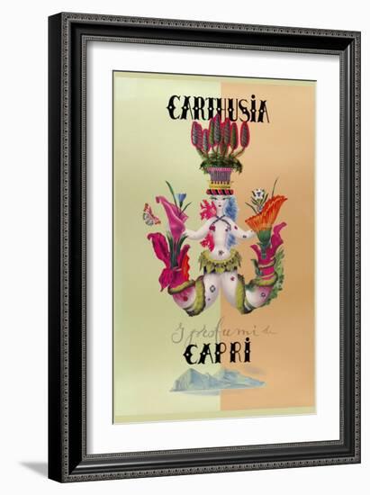 Italian Perfume Ad-null-Framed Giclee Print