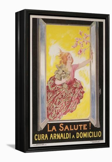 Italian Poster, Celebration of Health-null-Framed Premier Image Canvas