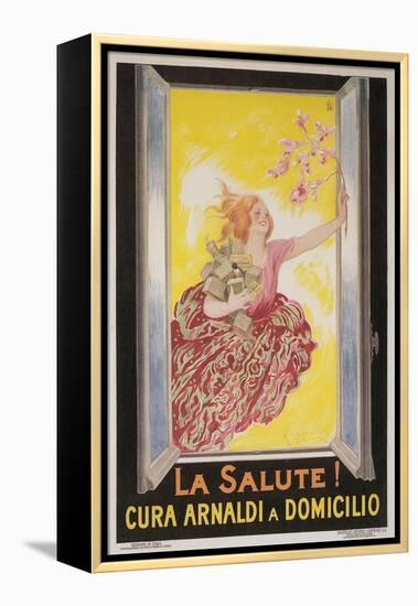 Italian Poster, Celebration of Health-null-Framed Premier Image Canvas