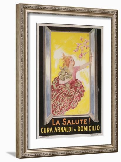 Italian Poster, Celebration of Health-null-Framed Giclee Print