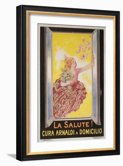 Italian Poster, Celebration of Health-null-Framed Giclee Print