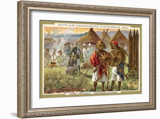 Italian Prisoners of War, First Italo-Ethiopian War, 1895-1896-null-Framed Giclee Print