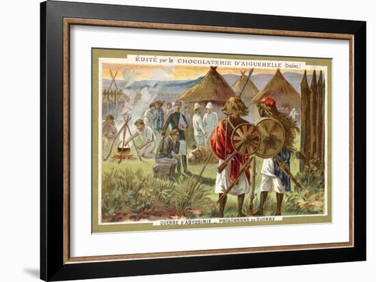 Italian Prisoners of War, First Italo-Ethiopian War, 1895-1896-null-Framed Giclee Print