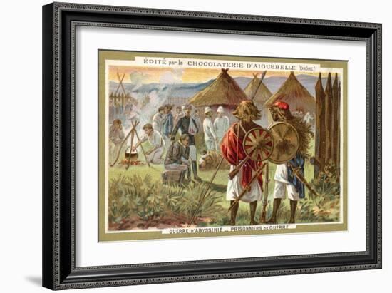 Italian Prisoners of War, First Italo-Ethiopian War, 1895-1896-null-Framed Giclee Print