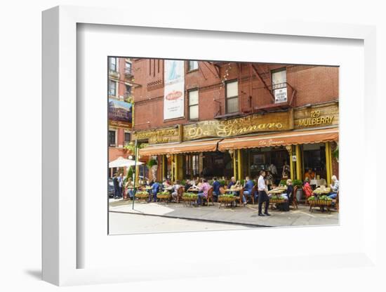 Italian restaurant in Little Italy, Manhattan, New York City, United States of America, North Ameri-Fraser Hall-Framed Photographic Print