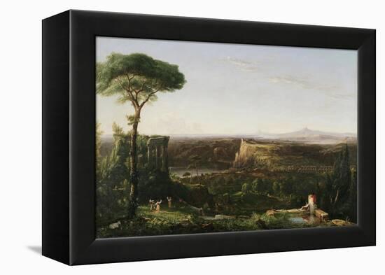 Italian Scene Composition, 1833-Thomas Cole-Framed Premier Image Canvas