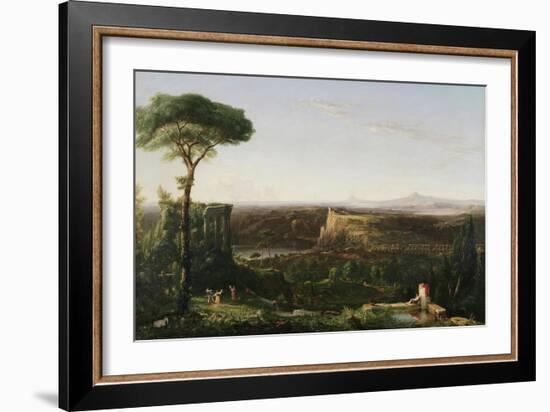 Italian Scene Composition, 1833-Thomas Cole-Framed Giclee Print