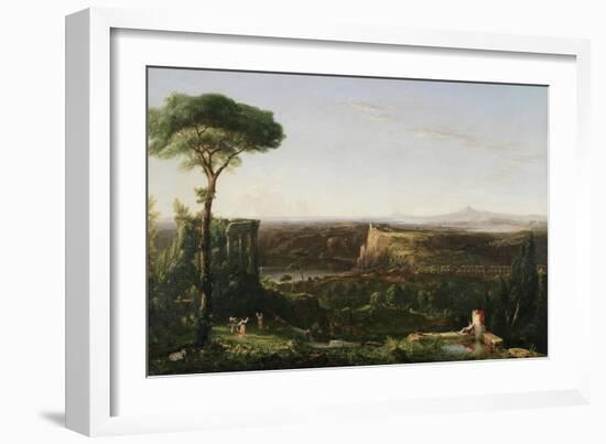 Italian Scene Composition, 1833-Thomas Cole-Framed Giclee Print