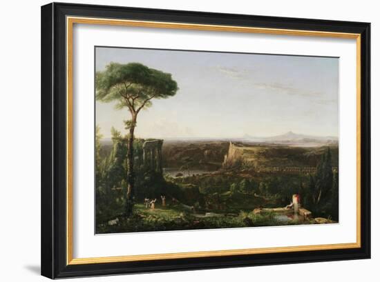 Italian Scene Composition, 1833-Thomas Cole-Framed Giclee Print