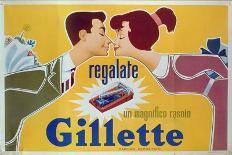 Poster Advertising Gillette Razors-Italian School-Giclee Print
