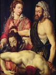The Beheading of St. John the Baptist (Oil on Panel)-Italian School-Giclee Print