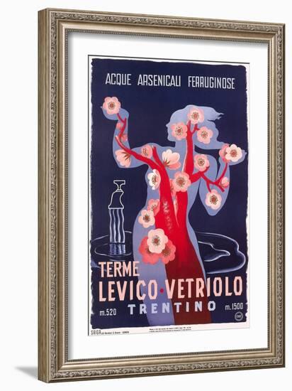 Italian Spa Poster-null-Framed Art Print