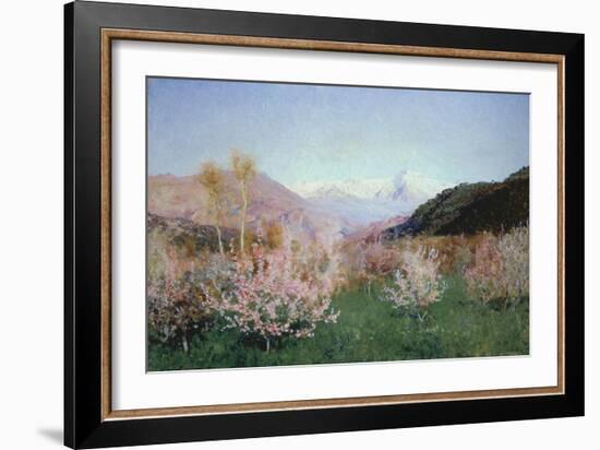 Italian Spring Landscape, 1890-Isaak Iljitsch Lewitan-Framed Giclee Print