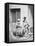 Italian Street Musicians at Entrance to 21 Quai De Bourbon, C.1854-Charles Nègre-Framed Premier Image Canvas