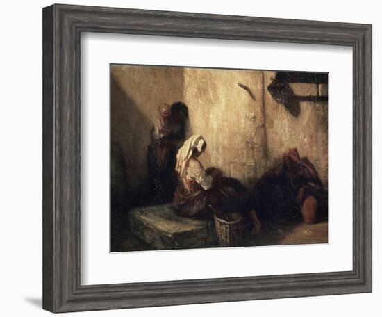 Italian Street Scene, 1849-Alexandre Gabriel Decamps-Framed Giclee Print