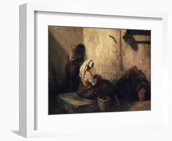 Italian Street Scene, 1849-Alexandre Gabriel Decamps-Framed Giclee Print