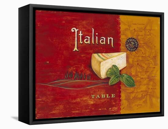 Italian Table-Angela Staehling-Framed Stretched Canvas