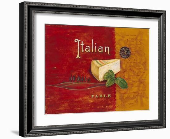 Italian Table-Angela Staehling-Framed Art Print