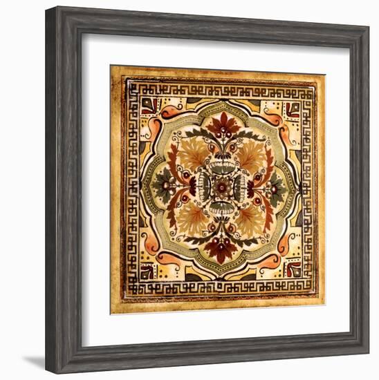 Italian Tile IV-Ruth Franks-Framed Art Print