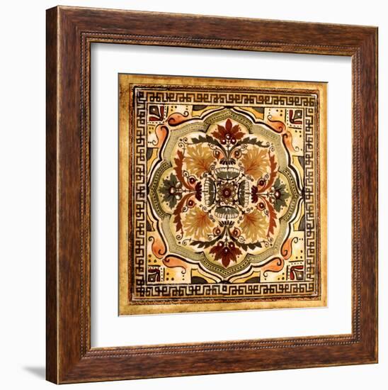 Italian Tile IV-Ruth Franks-Framed Art Print