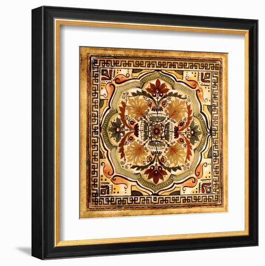 Italian Tile IV-Ruth Franks-Framed Art Print