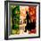 Italian Travel Flyer-Petrafler-Framed Art Print