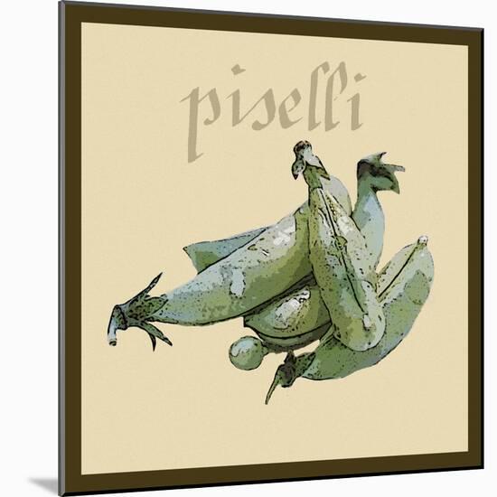 Italian Vegetable VII-Vision Studio-Mounted Art Print