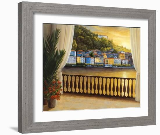 Italian View-Diane Romanello-Framed Art Print