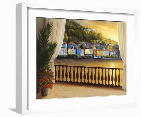 Italian View-Diane Romanello-Framed Art Print