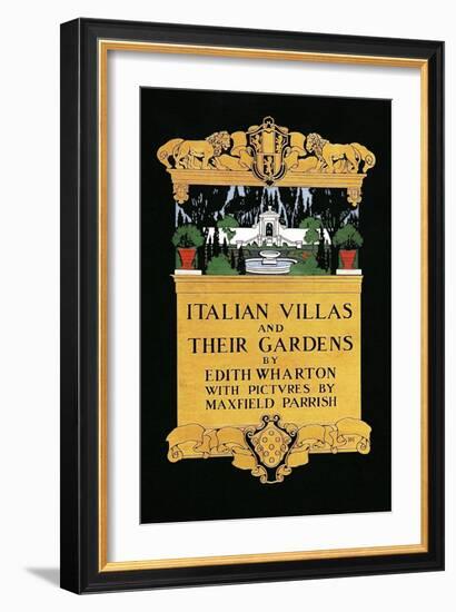 Italian Villas and their Gardens-Maxfield Parrish-Framed Art Print