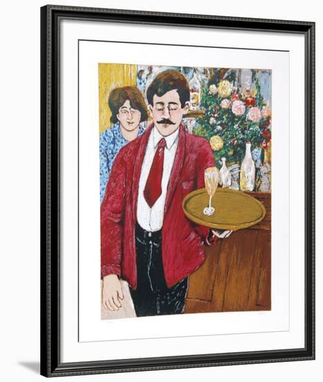 Italian Waiter-David Azuz-Framed Collectable Print