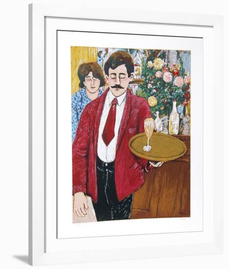 Italian Waiter-David Azuz-Framed Collectable Print