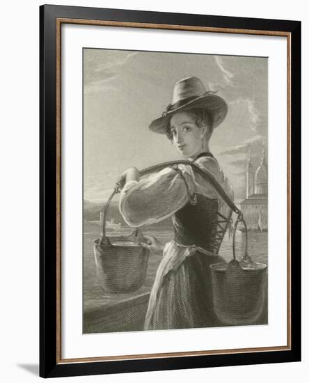 Italian Water Carrier-null-Framed Giclee Print