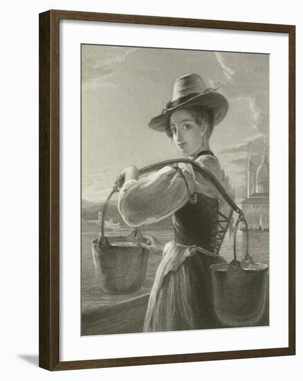 Italian Water Carrier-null-Framed Giclee Print