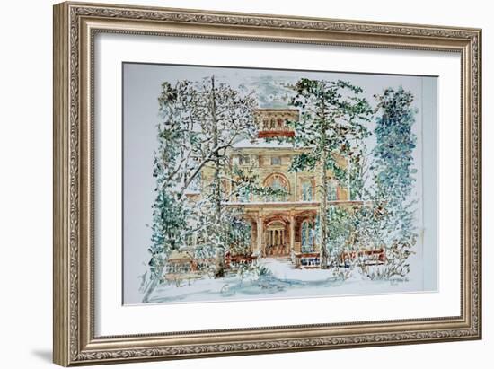 Italianate Home-Anthony Butera-Framed Giclee Print