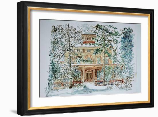 Italianate Home-Anthony Butera-Framed Giclee Print