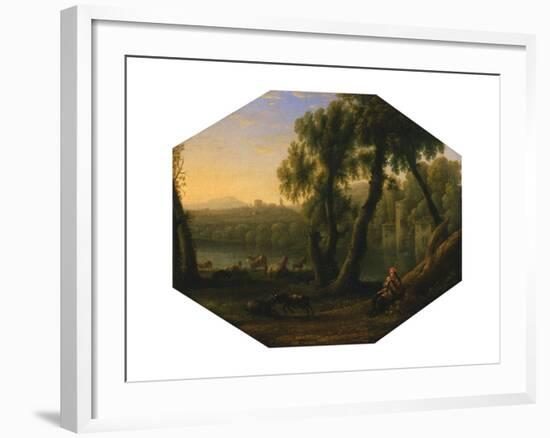 Italianate Landscape, C.1636-null-Framed Giclee Print