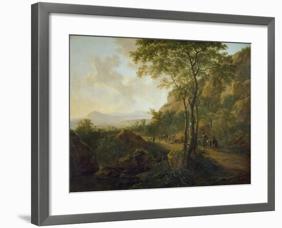 Italianate Landscape with Muleteers-Jan Both-Framed Giclee Print