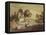 Italianate Landscape with Travellers on a Winding Road-Thomas Gainsborough-Framed Premier Image Canvas