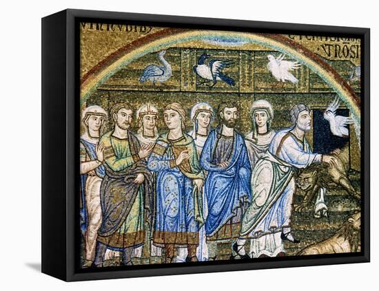 Italiy. Venice. Saint Mark's Basilica. Noah's Ark. Mosaic. 12th-14th Centuries-null-Framed Premier Image Canvas