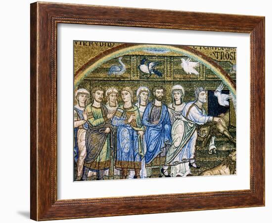 Italiy. Venice. Saint Mark's Basilica. Noah's Ark. Mosaic. 12th-14th Centuries-null-Framed Giclee Print