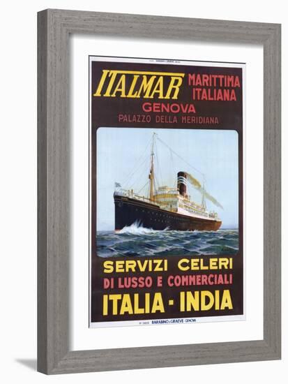 Italmar Marittima Italiana Poster-null-Framed Giclee Print